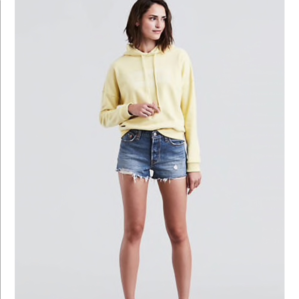 Levi’s 501 high-rise jean shorts size 24